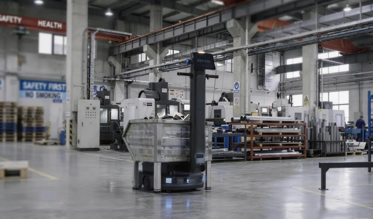 T600 en una planta de fabricación metálica
